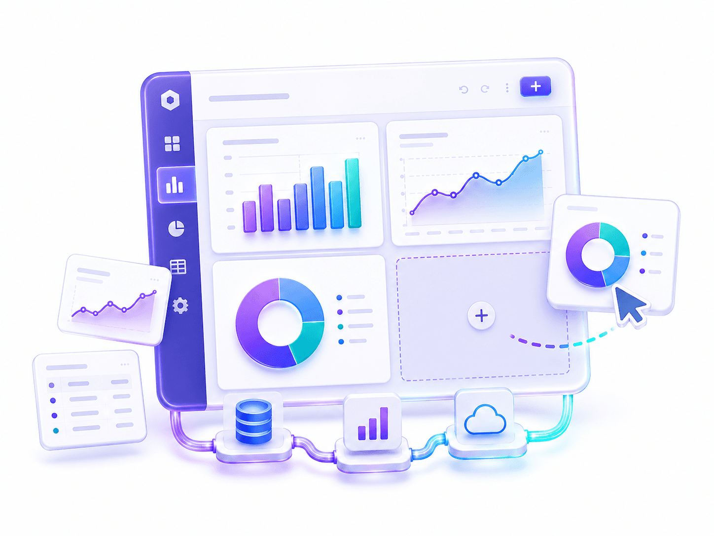 Chart & Dashboard Builder illustration